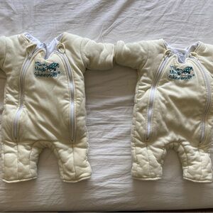 2 x Baby Merlin’s Magic Sleepsuit Size S Small (12-18 lbs) Swaddle Sleep Sack